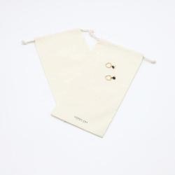 Eco Friendly Natural Cotton Pouch Cloth Packaging Drawstring Gift Organic Muslin Cotton Shopping Dust Bag With Cotton String