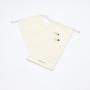 Eco Friendly Natural Cotton Pouch Cloth Packaging Drawstring Gift Organic Muslin Cotton Shopping Dust Bag With Cotton String