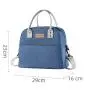 Large Lunch Bag Outside Diagonal Lunch Box Bag Aluminum Foil Insulation  Portable Cross-border Bento Bag