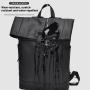 ZX082 Waterproof College Roll Top Bag Trade Student Backpack Shoulder Knapsack Laptop Travel Backpacks School Bags For Men