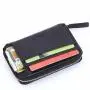 KHF333 Creative PU Leather Women's Bag Fashion Lychee Pattern Zip Coin Purse Multi Card Position Organ Card Case Card Holder