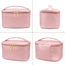 Makeup Kit Bag Lipstick Storage Box Makeup Organizer Travel Bag Leather Cosmetics Makeup Box Set With Make Up For Baby