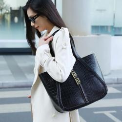 2024 fashion handbag for women quality large-capacity tote bag crocodile ladies designer famous brand shoulder bag factory 3
