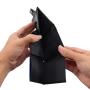 Custom Slim Genuine Leather Man Trifold Wallet Business Top Grain Leather RFID Card Holder Wallets for men