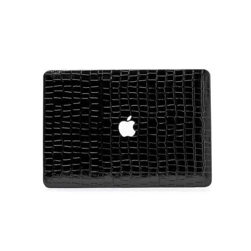 OEM ODM Handmade Luxury Genuine Alligator Crocodile Pattern Leather For Macbook Air Retina Pro 13 15 16 Custom Laptop Case Cover