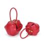 Hot Sales Genuine Leather Wrist Bag Dumpling Shape Designer Mini Bags For Ladies