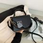 Ladies Four Seasons New Fashionable Embroidery Handbag Simple One-shoulder Crossbody Bag Women Bag Fashion Bag PU Polyester OEM
