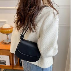 2022 Women's Underarm Bag New Fashion Single Shoulder Crossbody Bag Retro Saddle PU Cover Ladies Bag