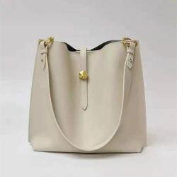 Genuine Leather Ladies Handbags Bucket bag Casual 2021 Tote Bag Women Commute Single Shoulder Bag
