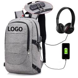 custom logo outdoor computer business bag large capacity fashion office laptop backpack with notebook interlayer backpack