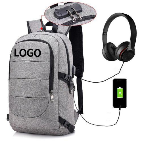 custom logo outdoor computer business bag large capacity fashion office laptop backpack with notebook interlayer backpack