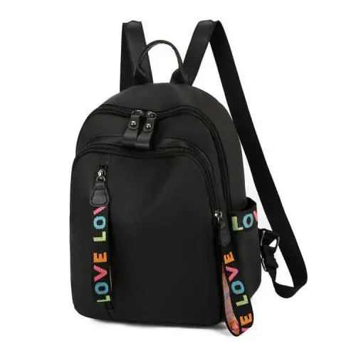 Hot Selling Women's backpack oxford cloth ladies shoulder bag Korean style solid color schoolbag travel backpack