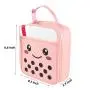 Reusable Insulated Lunch Bag Kids Lunch box Insulated Soft Bag Mini Cooler Back to School Thermal Meal Tote Kit
