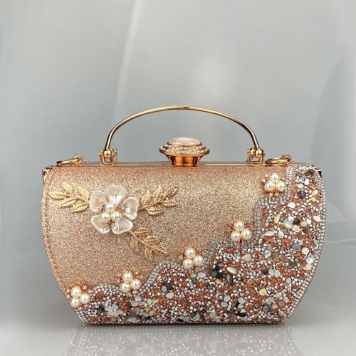 Luxury New Clutches Bag Women Purse Bling Party Bags Bridal Wedding Elegant Flower Evening Bags For Woman