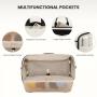 LOVEVOOK 2024 New hanging garment duffel suit business waterproof Overnight Bag with Shoes Bag Hanging Suitcase Travel bag