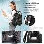 LOVEVOOK wholesale Quilted 15.6 notebook bags, elegant large school backpack work travel Women's laptop Backpacks with USB