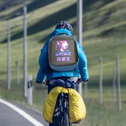 Christmas Gifts LED Light Backpack Cool Motorcycle Backpack Travel Bag trendy backpack