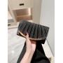 Luxury women party clutch bags dinner dress champagne handbag evening wedding wrinkle purses and handbags for women wholesale