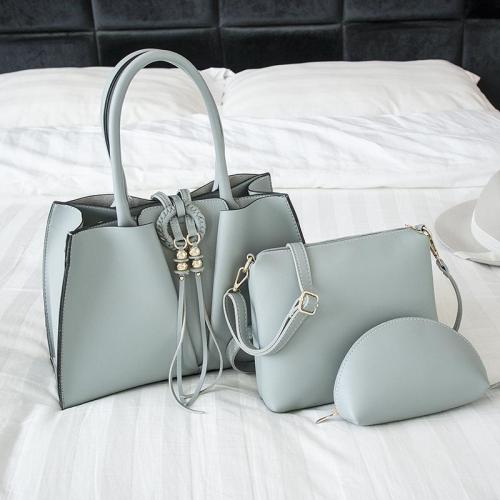 women duffle ring handle shoulder handbag with strap hot sale travel organiser bag set