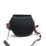 new designer small cream shoulder saddle bag for women factory price leather charm handbag women purse crossbody bag