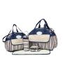 custom shoulder handbag waterproof four set portable multi-function travel baby diaper bag