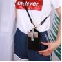 Custom Fancy Real Leather Phone Wallet Pouch Bag With Card Slot Crossbody Mobile Phone Shoulder Bag Case