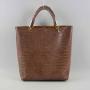 Factory Wholesale Crocodile PU Leather Handbag Women Shoulder Bag Ladies Casual Tote Handbag