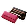 Saffiano leather high quality leather long wallet for women customized design