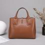 guangdong handbag supplier new arrival european style simplicity handbag high-capacity genuine leather women shoulder bags