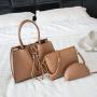 women duffle ring handle shoulder handbag with strap hot sale travel organiser bag set