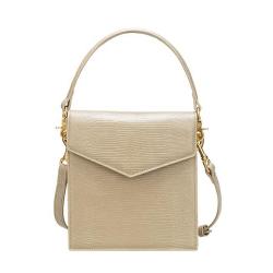 Custom fashion women handbag embossed lizard pattern mini crossbody shoulder bag