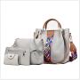 women tote handbag organizer set bag with polyester lining material factory wholesale