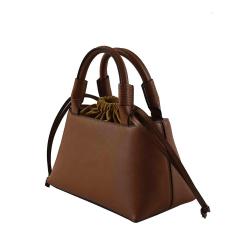 China Suppliers Brown drawstring handbag Cheap  bags Women Handbags Ladies Handbag