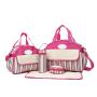 custom shoulder handbag waterproof four set portable multi-function travel baby diaper bag