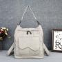 clear travel womans tote backpack bag fashion double handbag for girls wholesale