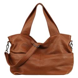 large leather tote camera bag for women newest vintage hobo handbag for Ladies