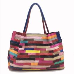 2024 Factory beach tote bag for women designer floral iridescent fringe handbag