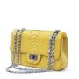 OEM Custom Handmade Luxury Designer bags Genuine Snake Skin Leather Women Lady Chain Crossbody Small Mini Flap Bags Handbag