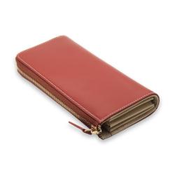 PU leather personalized design zipper women wallet for gift