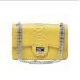 OEM Custom Handmade Luxury Designer bags Genuine Snake Skin Leather Women Lady Chain Crossbody Small Mini Flap Bags Handbag