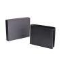 Trifold genuine leather men wallet RFID protection