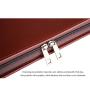 Leather organizer planner Men's Document bag Leather gift Organizer