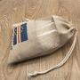 Natural Jute Hessian Hemp Drawstring Bag, Rustic Jute Packaging Bag