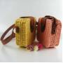 Candy Color Square Lovely Straw Woven Satchel Messenger Women Rattan Beach Crossbody Shoulder Bag