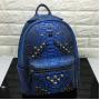 OEM ODM Custom Trendy Fashion Luxury Genuine Real Snake Skin Women Men Casual Sequin Backpack Bag