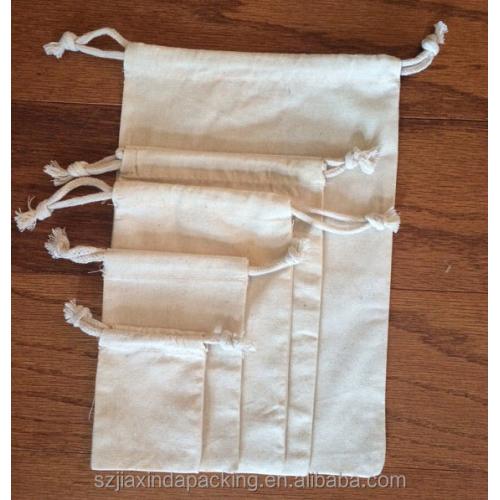 Muslin Cotton Drawstring Pouch