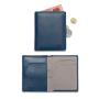 Factory wholesale custom leather slim front pocket RFID blocking wallet card holder