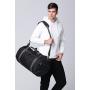 Gelory 2024 Customized Logo Lightweight Barrel Style Polyester Exercise Gym Duffle Bag With Shoe Compartments