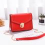 Solid Women Bag Newest mini Handbag Fashion Patchwork Crossbody Chain Shoulder bags for women 2019