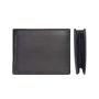 Trifold genuine leather men wallet RFID protection